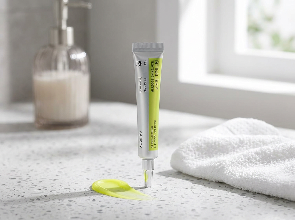 celimax Soin Raffermissant Vita A Retinal Shot, Booster De Pores, Anti-Rides Et Ridules, Peau Plus Ferme, 15 Ml en situation celimax Soin Raffermissant Vita A Retinal Shot, Booster De Pores, Anti-Rides Et Ridules, Peau Plus Ferme, 15 Ml en situation